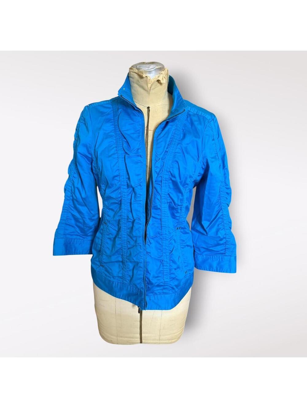 Laura Ashley Blue Zip-Up Jacket